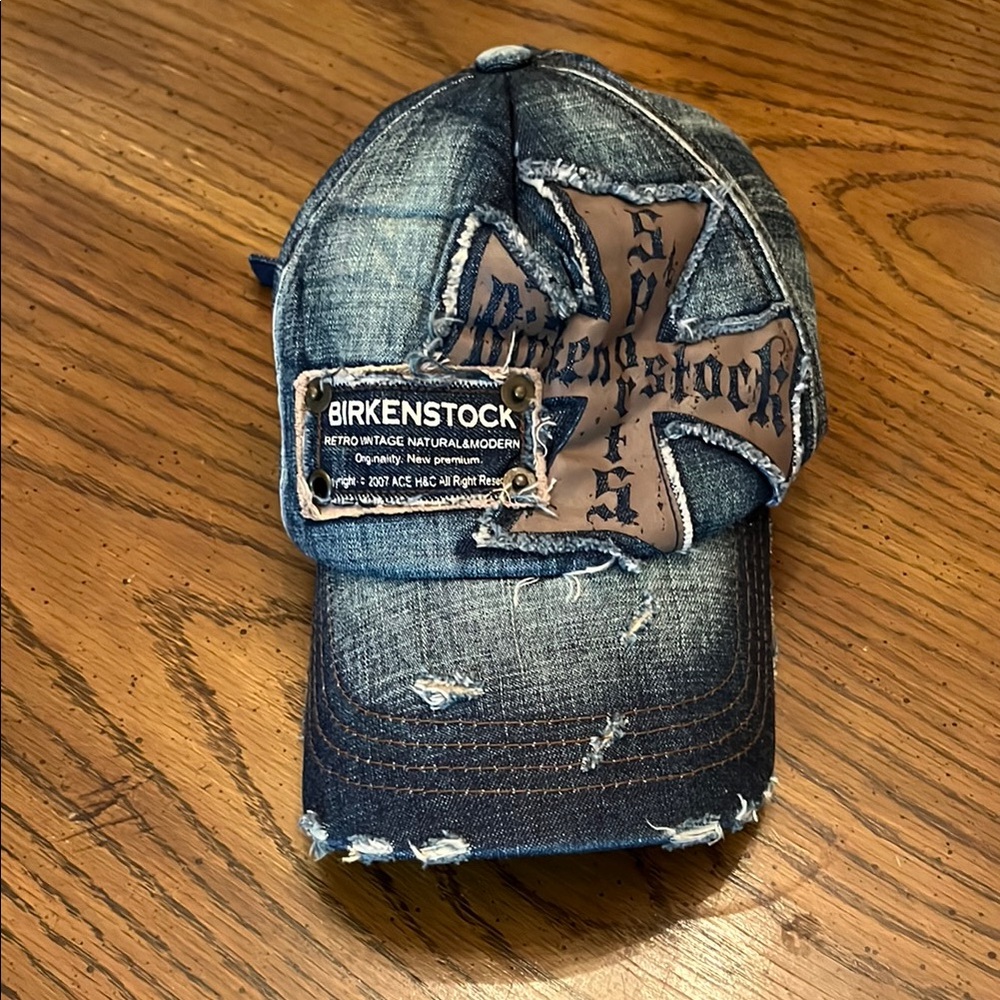 Vintage Birkenstock‎ Denim Patch Cap